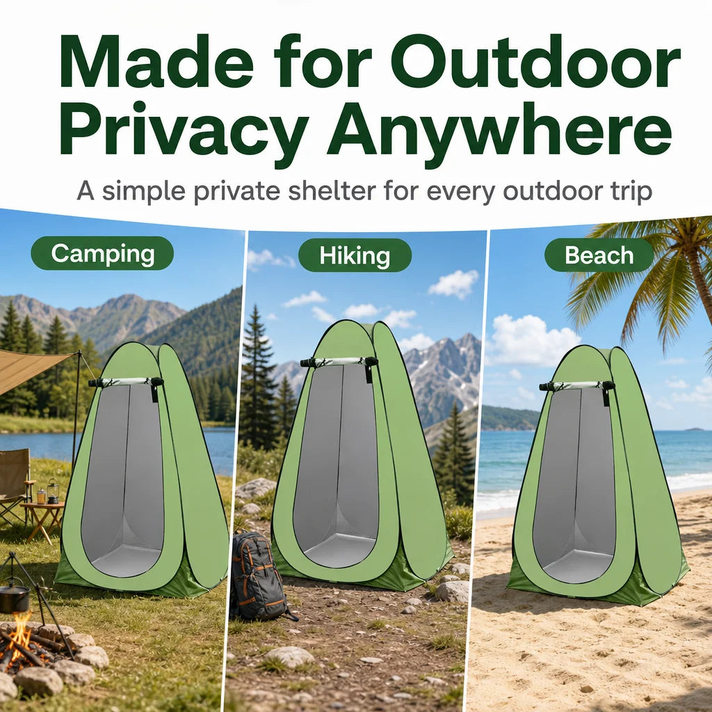Outdoor bathing tent, portable camping toilet tent, changing tent, shower tent, dressing shelter, fishing tent, thermal tent