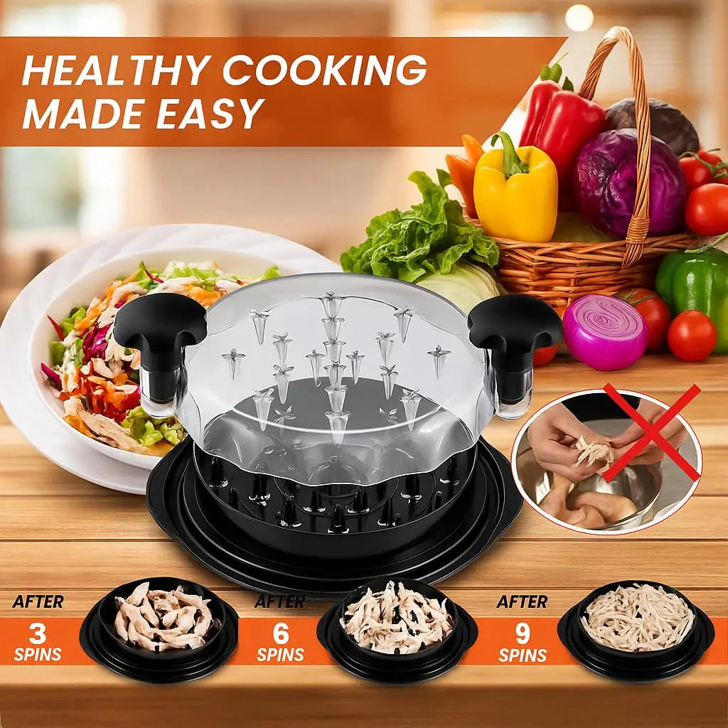 Chicken Shredder Non-Slip Meat Grinders For Pork Beef Cooked Chicken Breasts Vegetable Kitchen Tool Ergonomic Handle Shredder