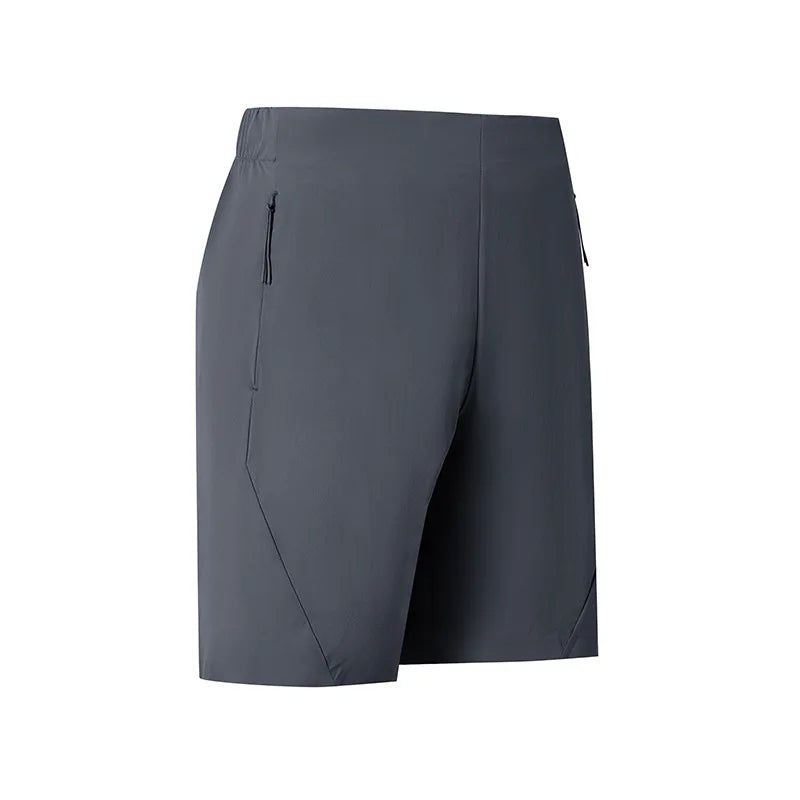 (M-4XL) Men Camping Hiking Shorts Quick Dry Cooling Nylon Travel Trekking Fishing Short Pants with Drawstring Zipper Pocket