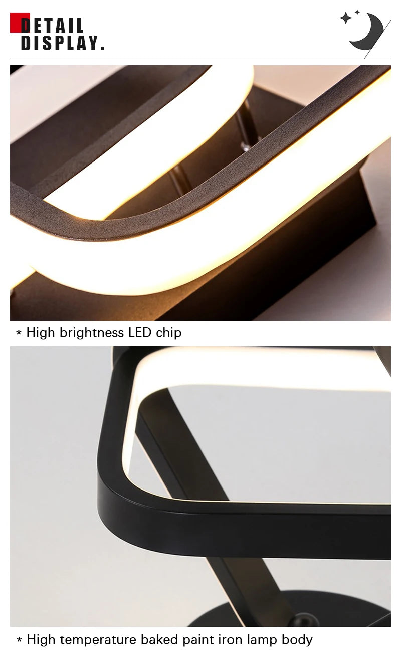 Modern LED Ceiling Light Creative Dimmable Ceiling Lamp Indoor Lighting Bedroom Corridor Balcony Aisle Office Home Decor Light