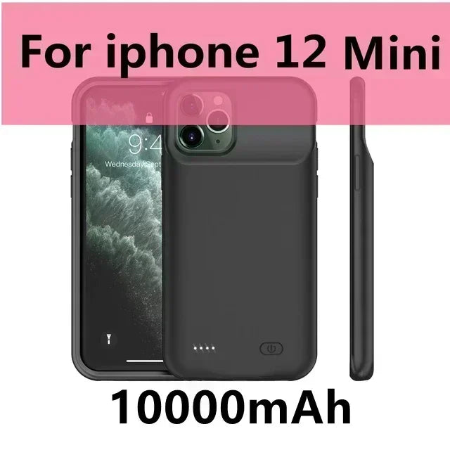10000Mah  Battery Charger Case For iphone 14 Plus 15 Pro 12 Pro Max 11 Pro X XS XR XS Max 6 6S 7 8 Plus Battery Case Pow