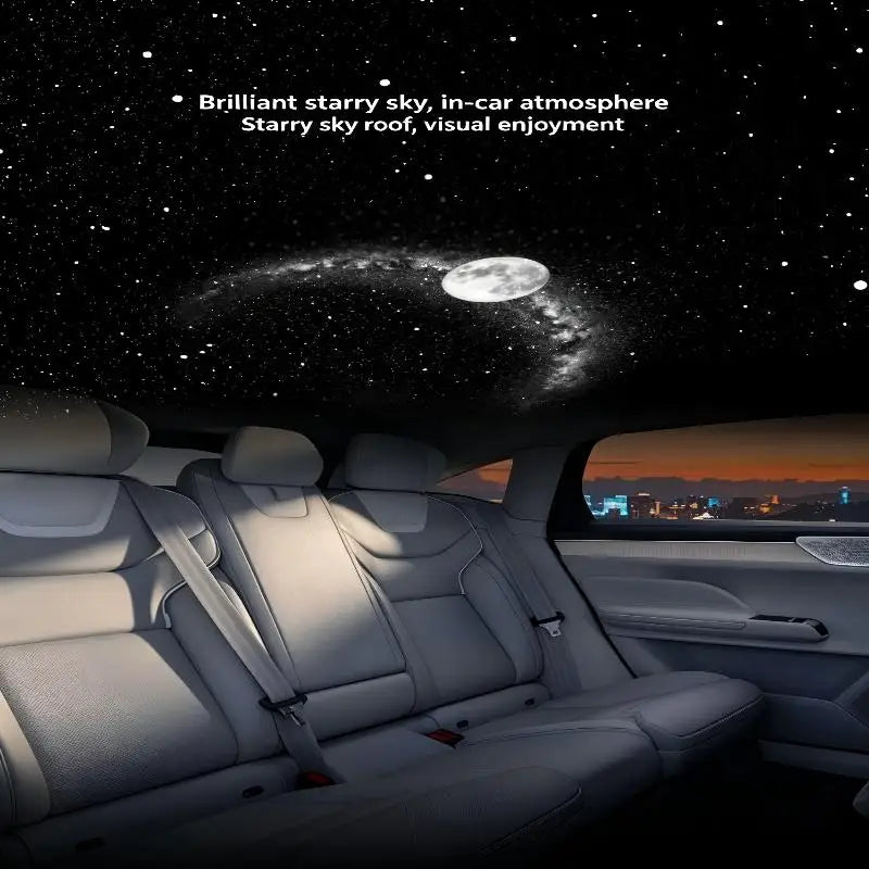 LED Car Ambient Light Wide Range Atmosphere Projection USB Charging Easy Installation for Sedans and SUVs