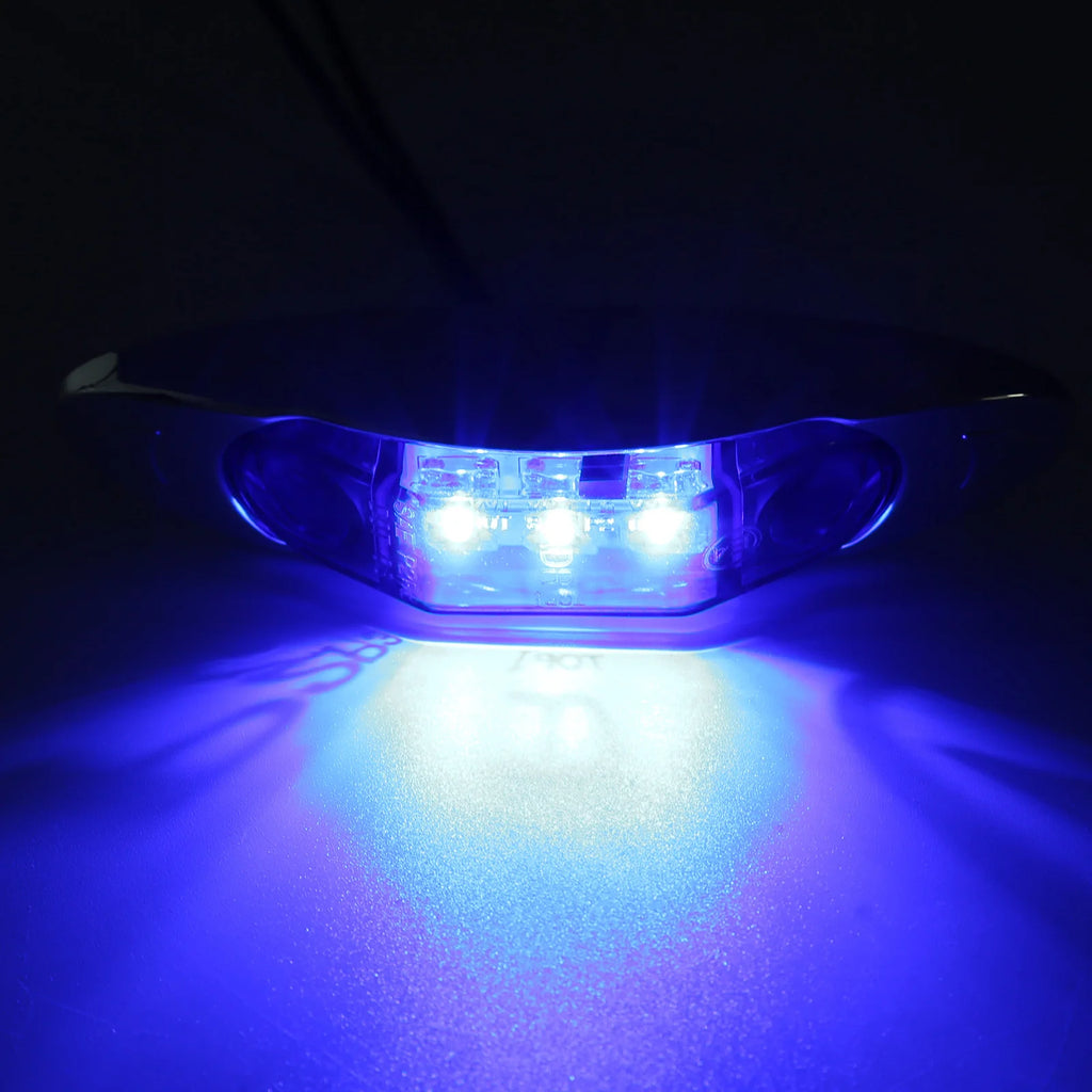10PCS Universal LED Clearance and Side Marker Lights Piranha styling for Trucks Trailers Boats Cars Bus 12-24V Tail Indicators
