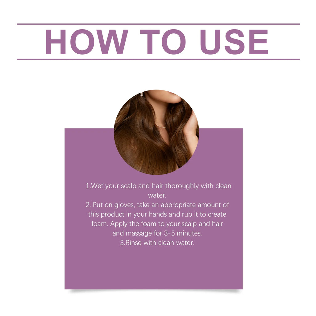 Purple Smooth Shampoo - Gently cleanses, adds volume, refreshes, moisturizes, and leaves hair shiny and nourished