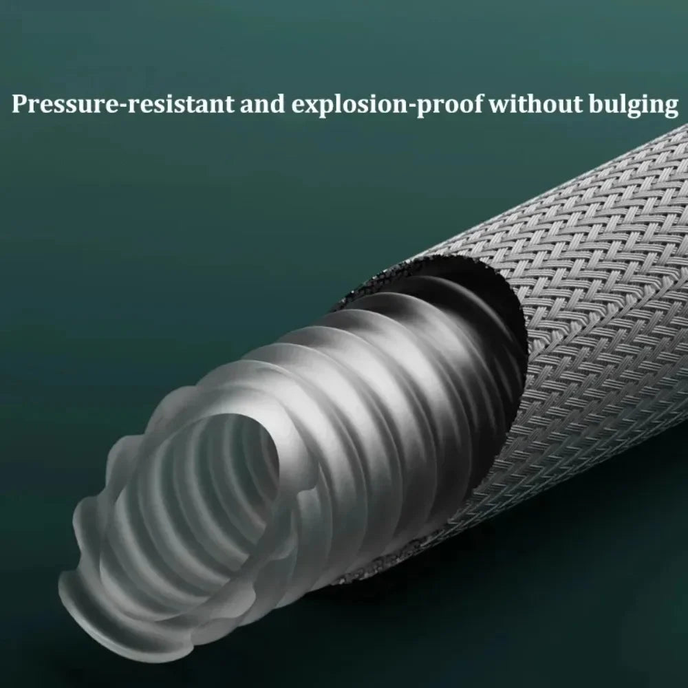 Braided Shower Pipe Universal Water Pipe Cold and Hot Water Shower Head Explosion-proof Connection Pipe