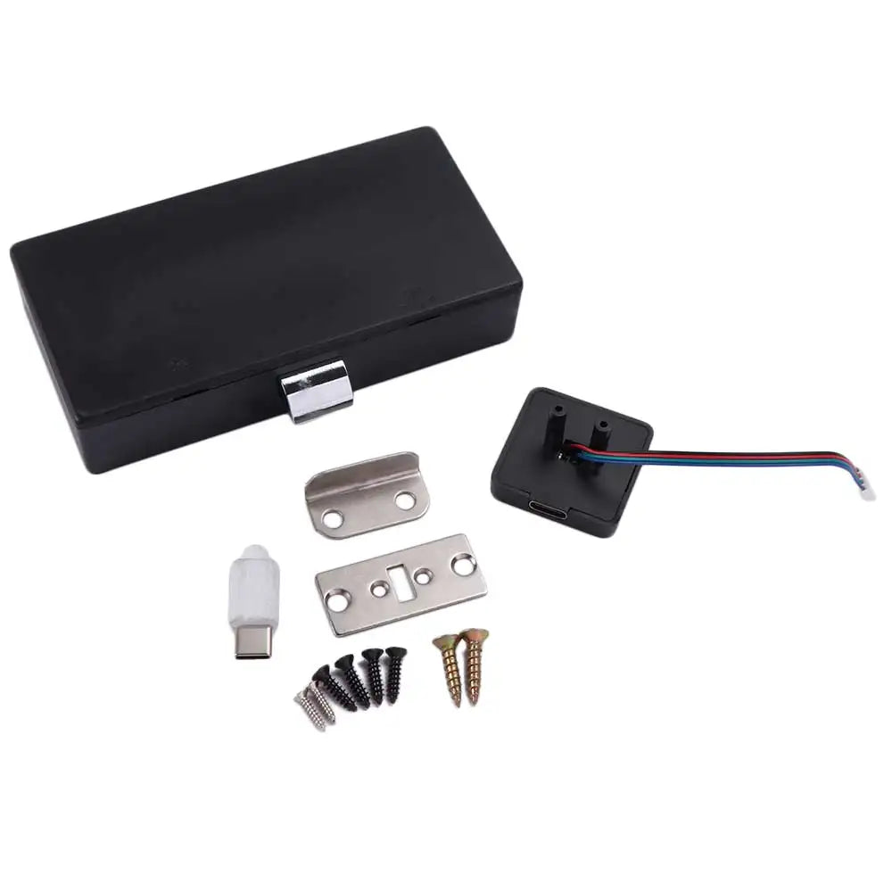 Residential Cabinet Privacy Smart Hidden Home Door Lock Security Lock Drawer Electronic Lock Fingerprint Lock