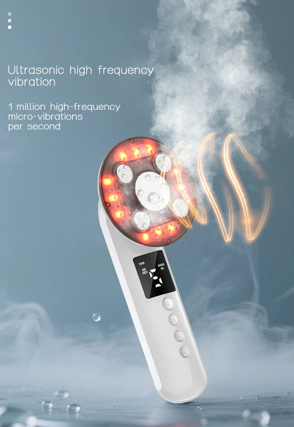3 IN 1 EMS Ultrasound Machine Body Slimming Vibrating Massager Anti-Cellulite Fat Burner Facial RF Infrared EMS LED Light Device
