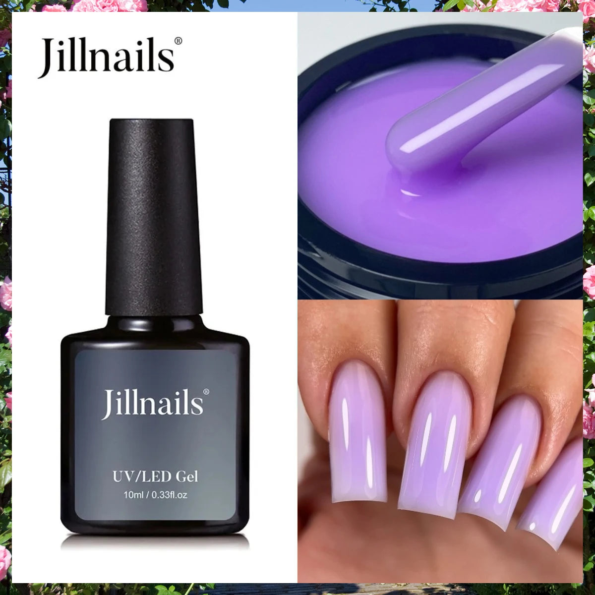 Jillnails Liquid Builder Nail Gel TPO Hema Free for Nail Extension Pink Brown Nude Milky White 50g/100g Nails UV Gel