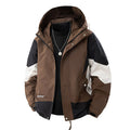 Patchwork Coat Jacket Men 8XL Plus Size Spring Autumn Fashion Casual Patchwork Cargo Jacket Male Big Size Outerwear