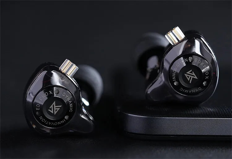 KZ EDX Pro X Single Dynamic Driver In-Ear Monitor Wired Earbuds HiFi Earphone with Detachable Cable