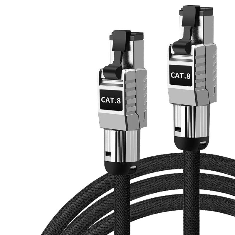 Super Speed RJ45 Network Cable Cat8 Cat7 Cat6A Ethernet Cable 40Gbps 2000MHz Laptop Internet LAN Cable for PS4 Wifi Router