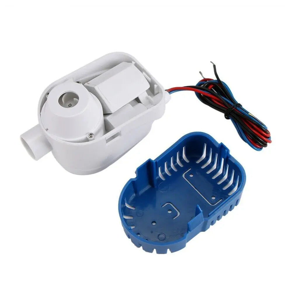 12V Bilge Pump 1100GPH Automatic Boat Marine Water Pump Submersible Yacht Boat Motor Seaplane Houseboat Pump