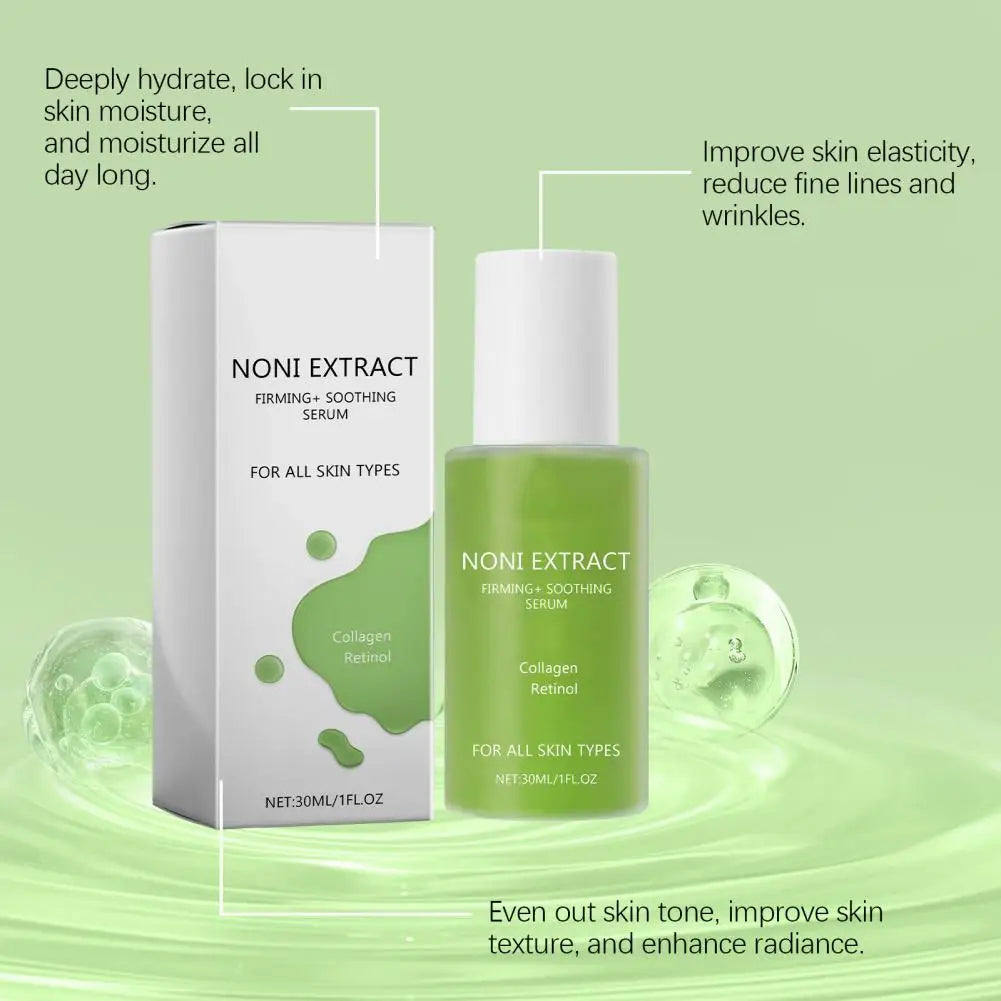 30ml Noni Fruit Face Serum Hydrating Moisturizing Fade Fine Lines Collagen Retinol Serum for Firming Anti-Aging Skincare ﻿