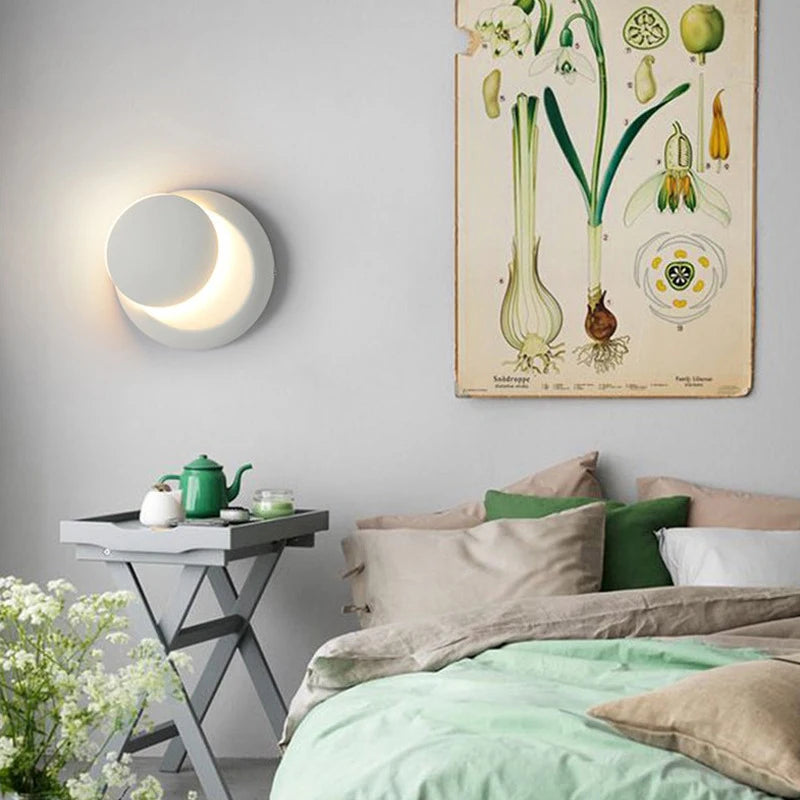 Indoor Lamp Body Touch Switch LED Wall Lamps Bedroom 360° Rotatable LED Wall Lights for Bedside Wall Sconce Lighting Fixtures