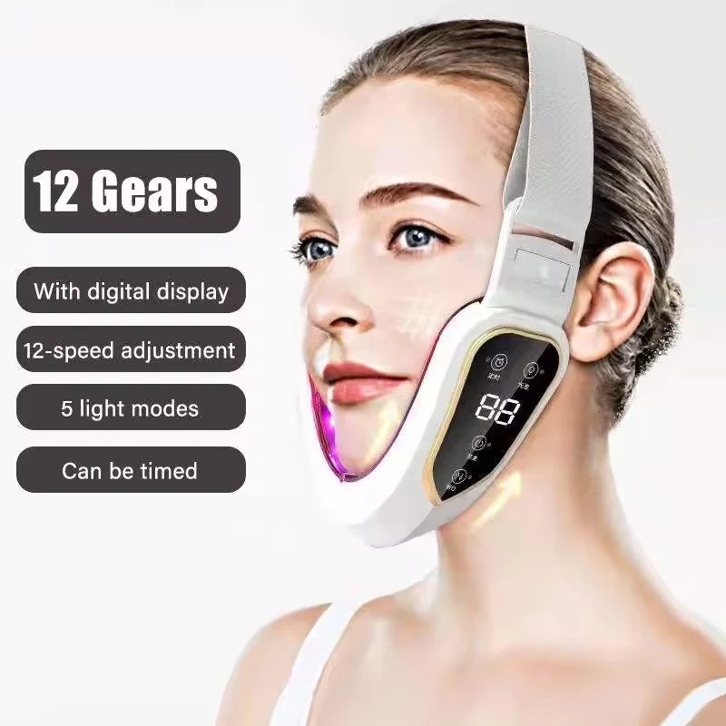 HOT NEW Lifting Massager Electric Facial Massager V-line Face Lifting Slimming Vibration Device Home Use Beauty Tool