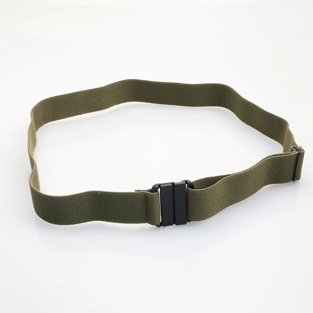 Casual Solid Color Elastic Belt Metal-free Ultra-light Elastic Belt Maximum length 140cm