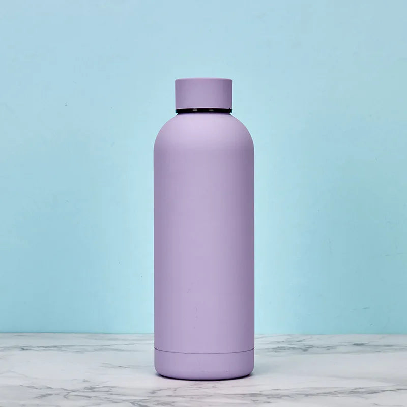 Customizable Text LOGO Insulated Water Bottle Portable with Screw Lid Unisex Groomsmen Wedding Gift Cup Termos Travel Drinkware