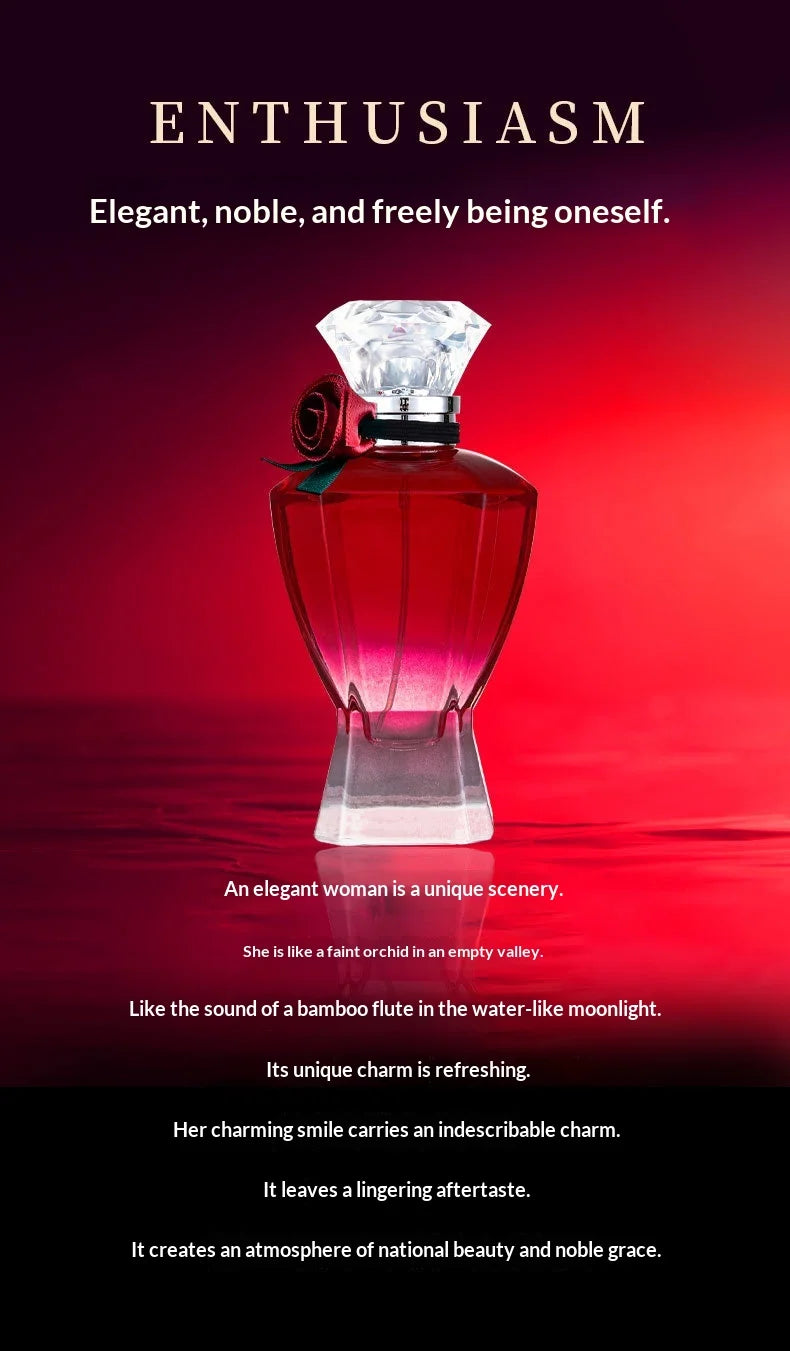 100ML Brand Perfume Musk Women Perfume Spray Long Lasting Rose Floral Fruity Light Fragrance Gentle Romance Gift