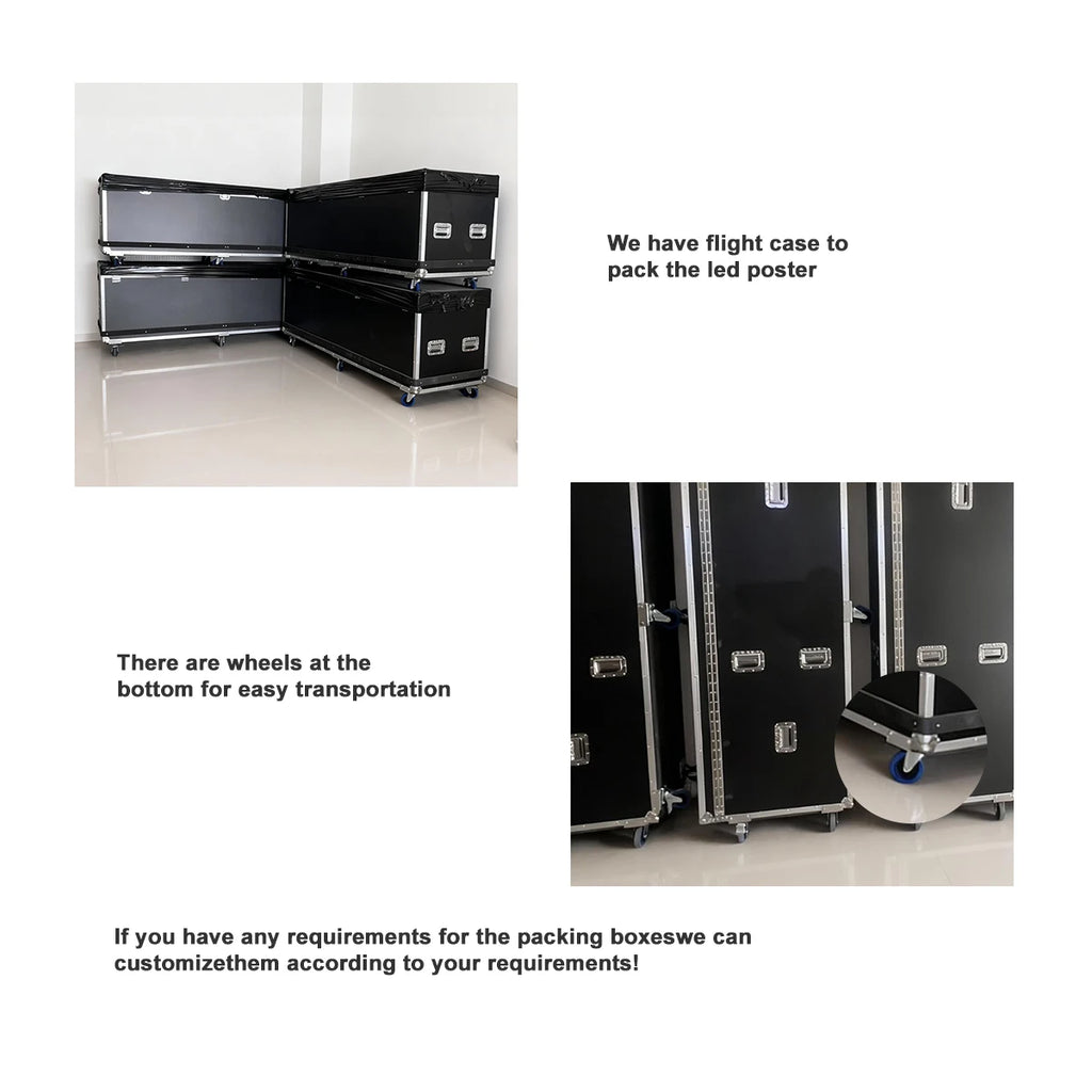 High Visibility Commercial Smart Video Poster Display Foldable Poster Display