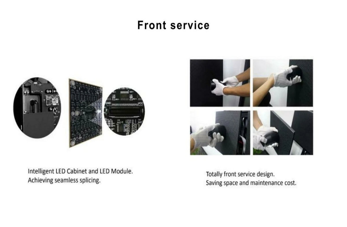 Mds Intelligent Double-Sided Screen LED Display Seamless Splicing Cluster Management with Split Display Window