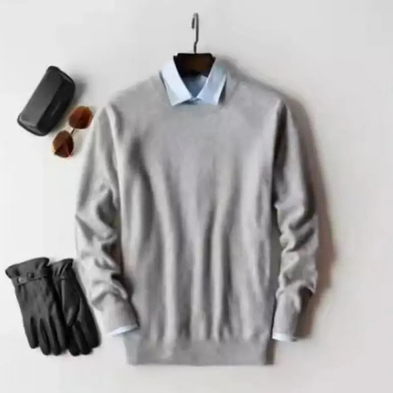 Cashmere Cotton Blended Thick Pullover Men Sweater 2025 Autumn Winter Jersey Hombre Jumper Pull Homme Hiver Knitted Sweaters