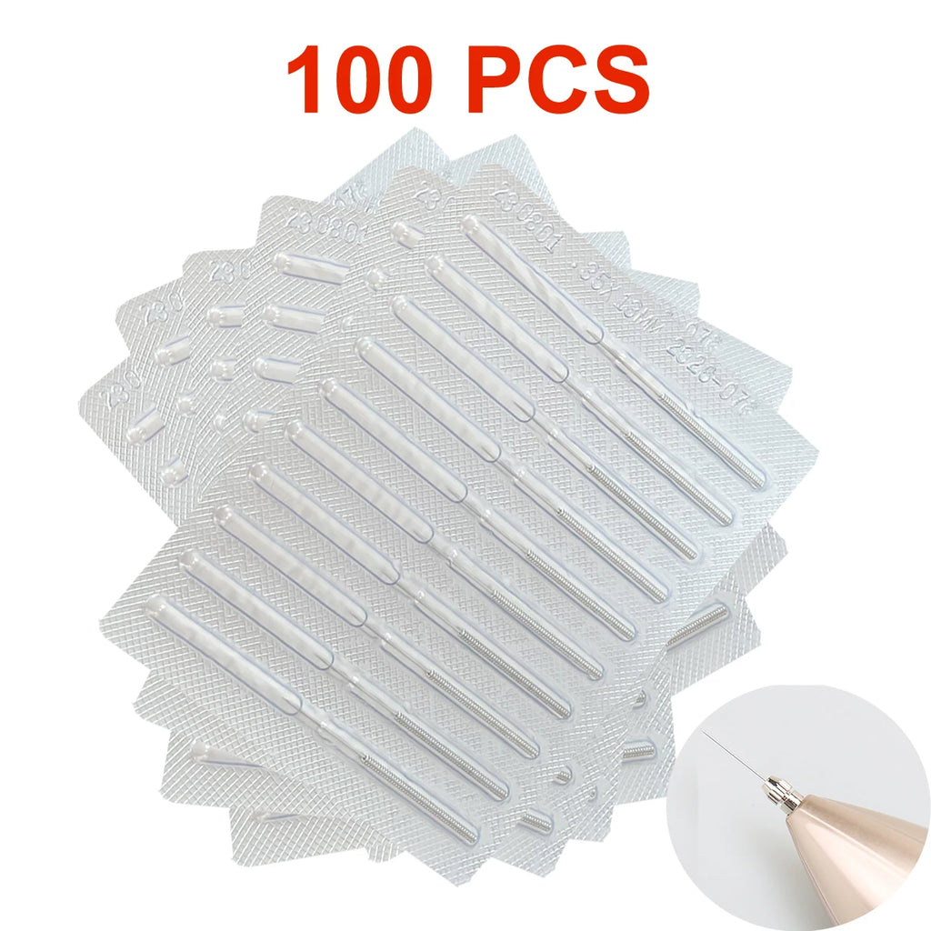2000-100 pcs Plasma Pen Needles Tip For Spot Mole Freckle Tattoo Removal Point Pen Machine Beauty Equipment WholeSale