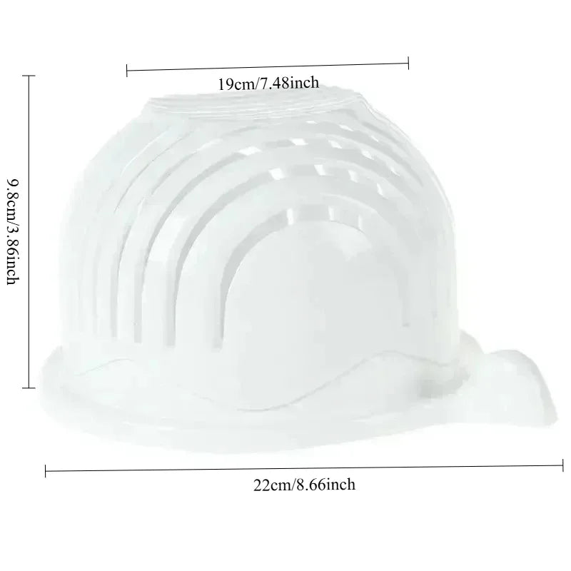 Vegetable Salad Cutter Cutting Bowl Slices Fruit, Kitchen Tools, Accessories Gadgets Kitchen Items Kitchen Gadgets Vegetable