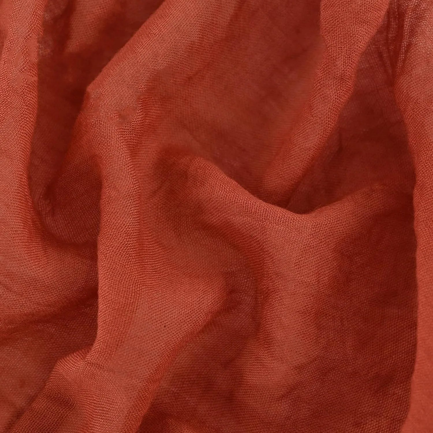 10-100Pcs Terracotta Chair Sashes for Wedding Chair Covers Cheesecloth Chair Bow Sashes Chair Ribbons for Party Ceremony 7x98In