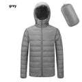 Spring Autumn Men Women Long sleeves Embroidery logo Zipper Front Going Out Light Thin Hooded Down Jacket Warm And Windproof