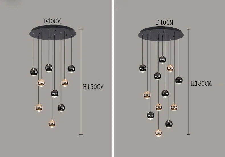 Modern Home Decor Led Lights Pendant Light Lamps  Chandeliers For Living Room Hanging Light Indoor Lighting