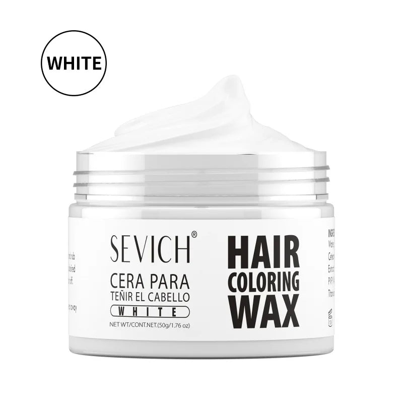 13 Colors Halloween Hair Colour Wax 50g/120g DIY Temporary Dye Hair Mud Wax Hair Colour Cream For Daily Party Cosplay Men&Women