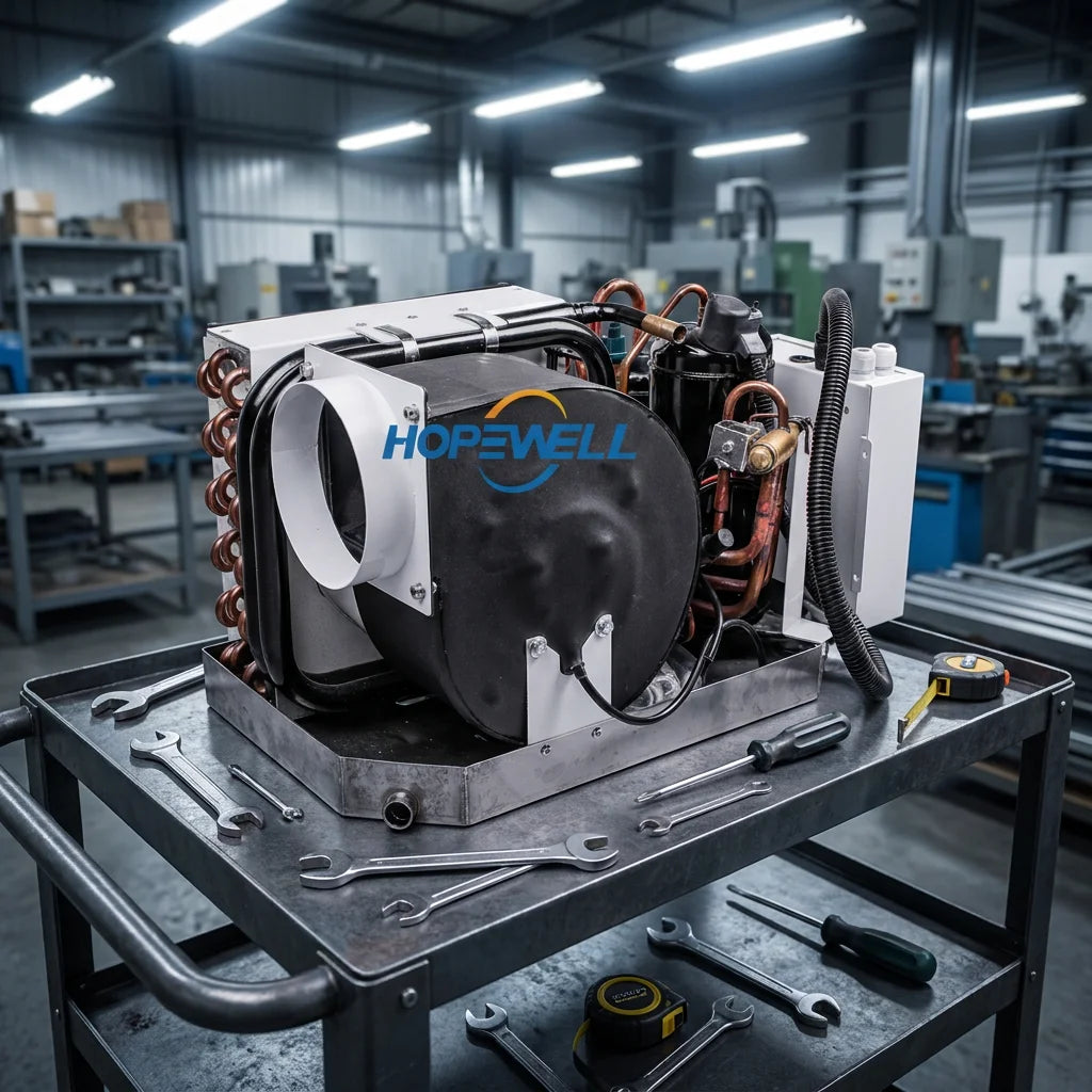 HOPEWELL R410a Marine Air Conditioner 10000BTU Floor Standing Self-contained Unit Compressor High Productivity 110V 60Hz New for
