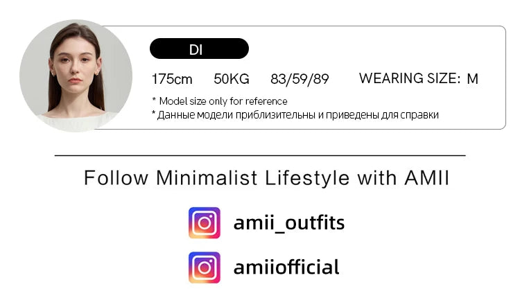 AMII 2025 Autumn Concise for Loose Casual Wide-leg Female pants Elegant Office Lady Simple  Shorts Bottoms 12523083