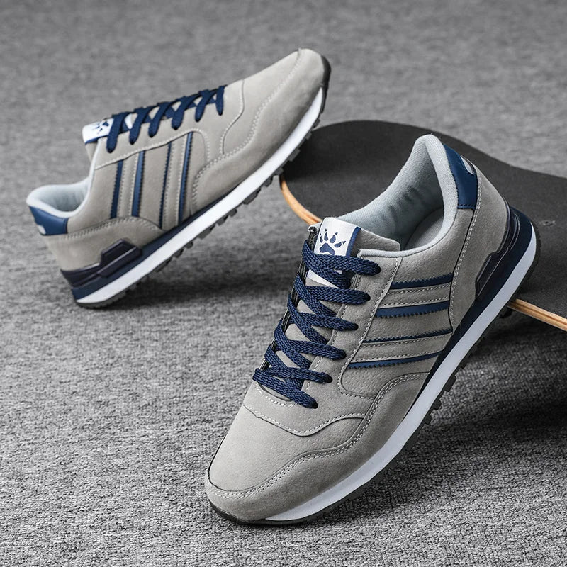 Men's and Women's Shoes Spring and Summer Leather Breathable Forrest Gump Shoes Men's Sports and Leisure Travel Running Shoes Me