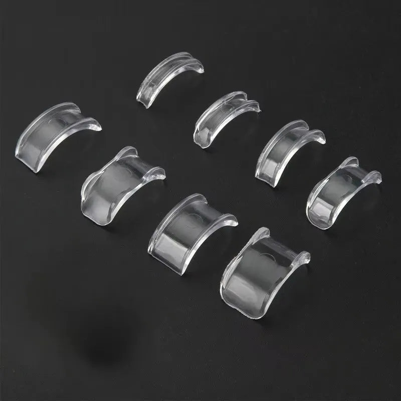 8 Sizes Silicone Invisible Clear Ring Sizer Anti-Loss Proof Invisible Ring Holder Retainer Shrinker for Large Rings