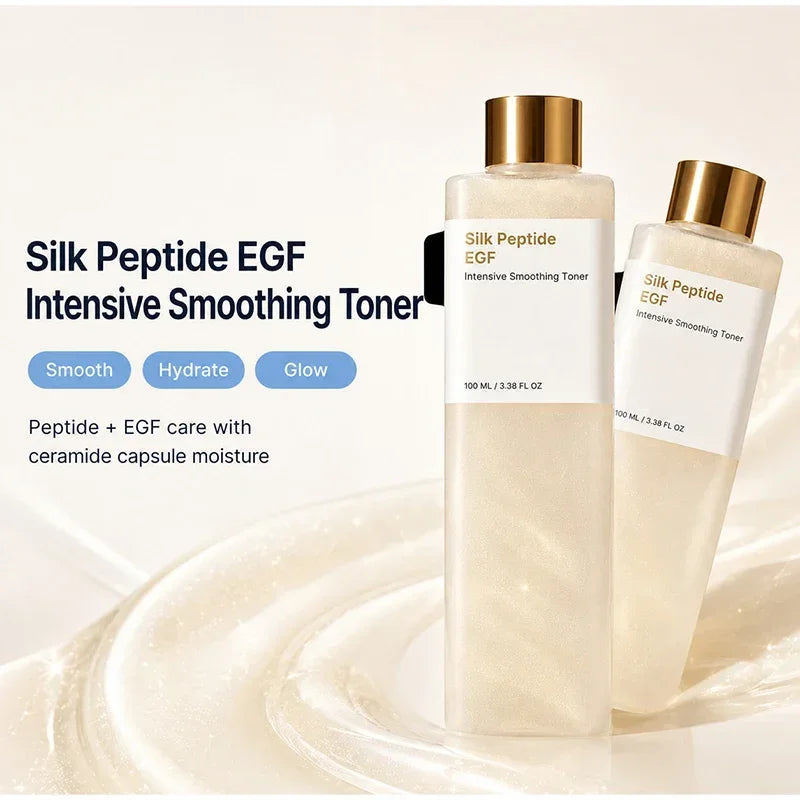 Silk Peptide & EGF Softening Toner Deeply Moisturizes Refreshing Texture Improves Rough Skin Softens Dull Liquid Korea Skincare