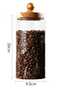 Sugar Coffee Tea Containers Airtight Food Containers Hermetic Pots for Food Container for Cereals Glass Jar With Lid Storage
