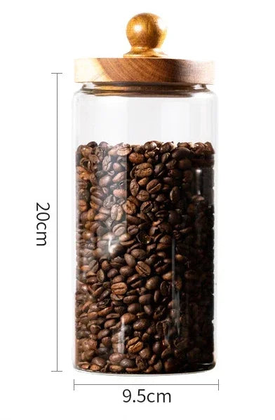 Sugar Coffee Tea Containers Airtight Food Containers Hermetic Pots for Food Container for Cereals Glass Jar With Lid Storage