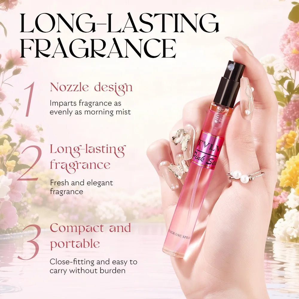 Women’s Luxury Long Lasting Fragrance Set Collection with Floral Fruity Vanilla Sweet Scent Valentine's Day Gifts