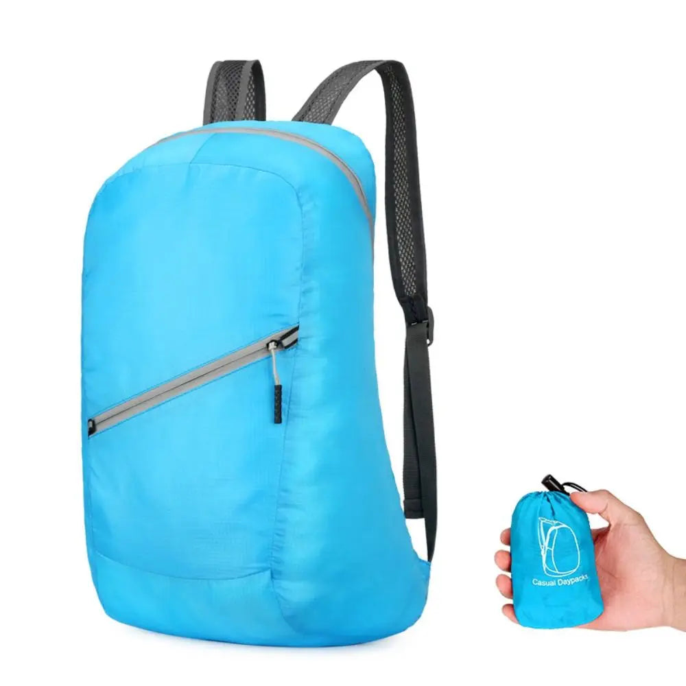 Ultralight Portable Camping Hiking Waterproof Travel Women Mini Travel Backpack Foldable Men Backpack Lightweight Nylon Bag