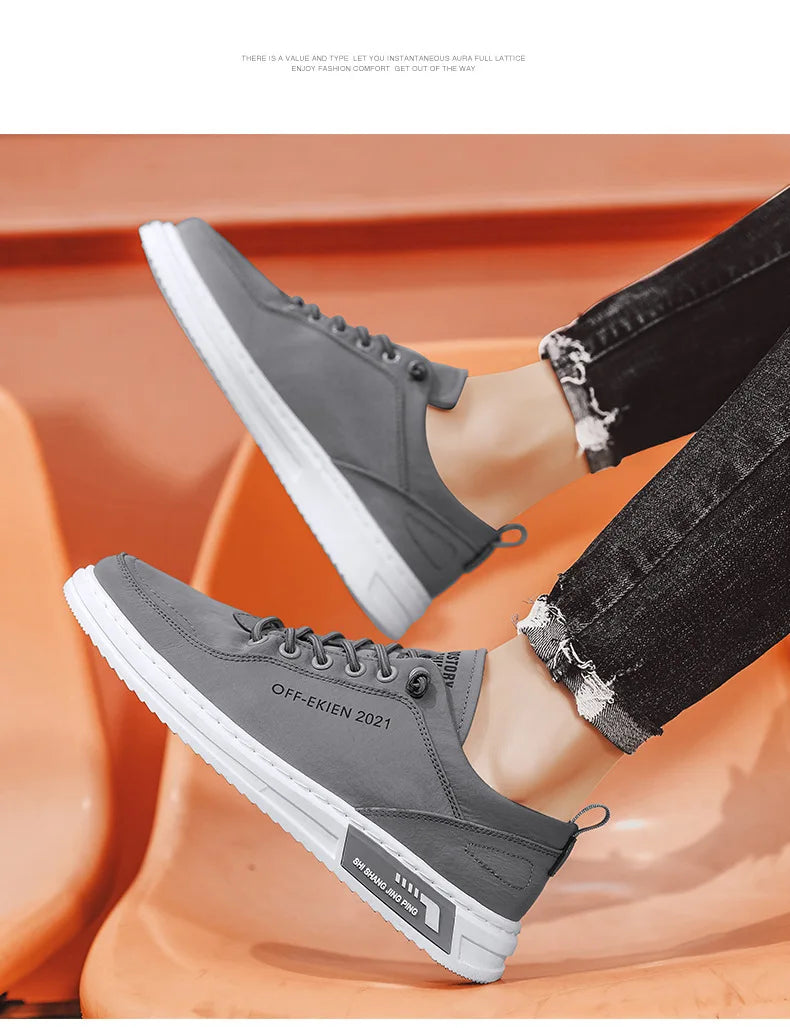 Men's Flats Shoes Luxury Men's Sneakers Spring Autumn 2025 Outdoor Sport Shoes for Men Fashion Vulcanized Shoe Tenis Para Hombre