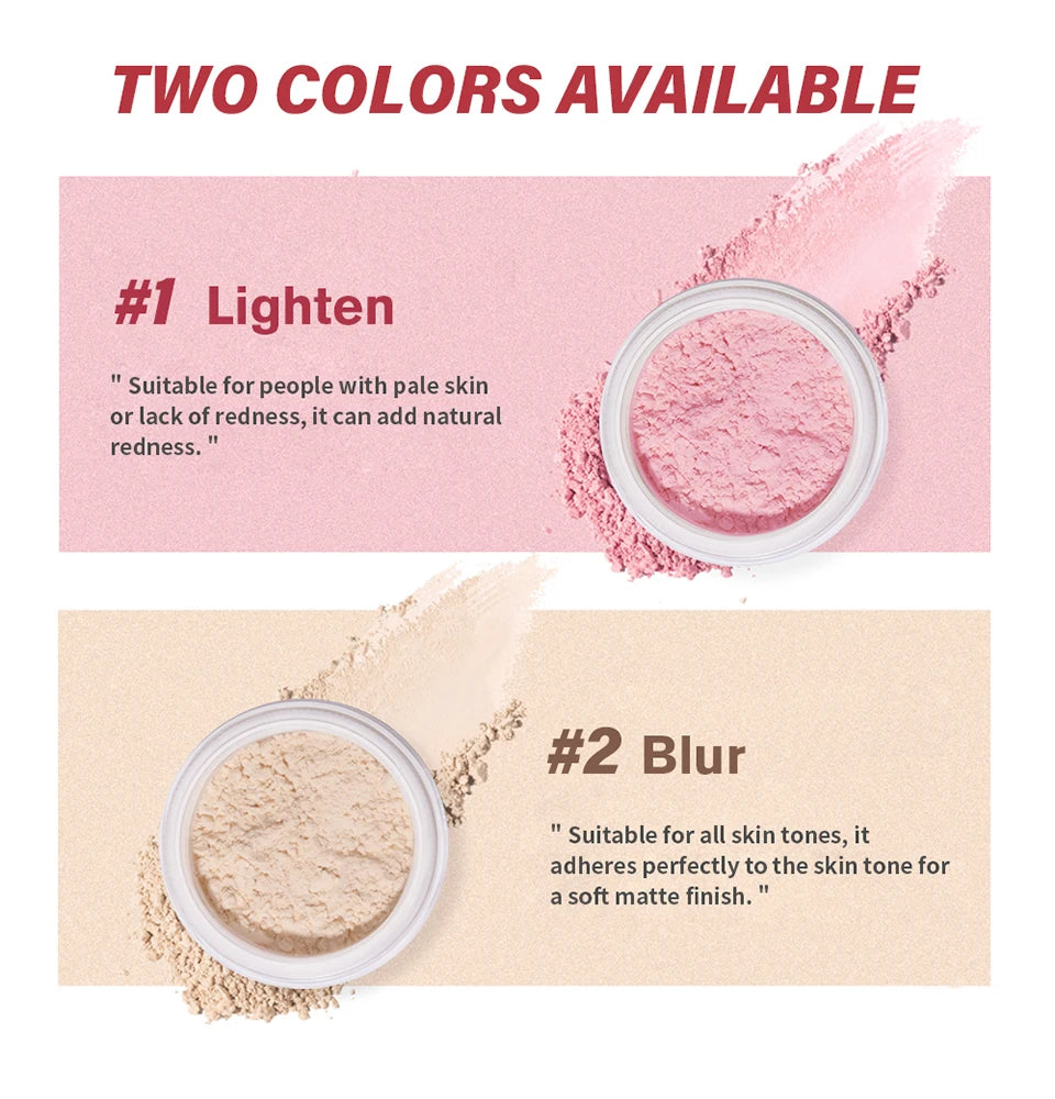 Makeup Fixation Setting Powder Ultimate Blurring Effect Soft Matte Oil Control Pore Modification Perfect Finish All Day Wear