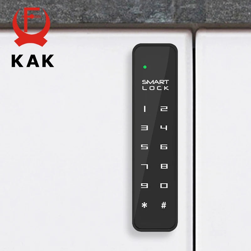 KAK Security Cabinet Password Locks Keyless Door Lock Drawer Combination Code Lock for Gym Locker Lock Electronic Furniture Lock