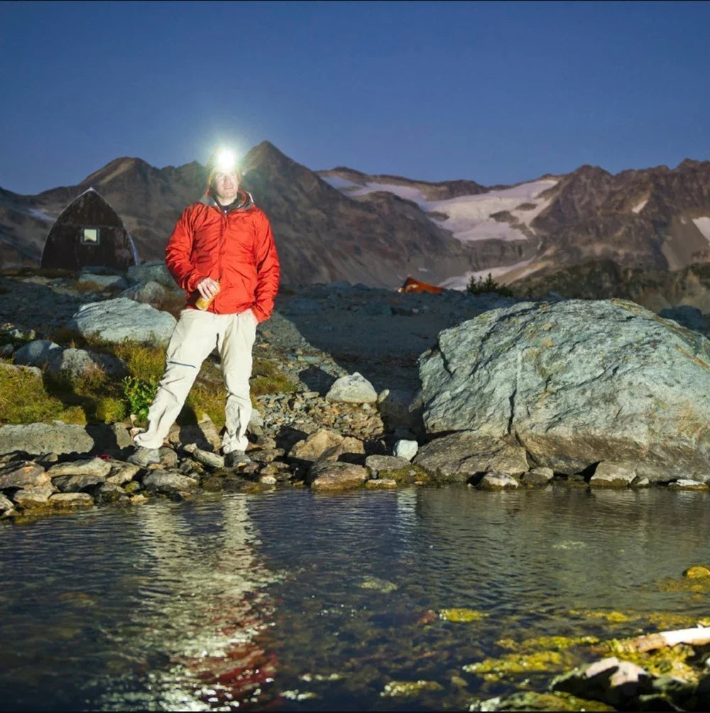 5000000LM Powerful Headlamp 800W Led Sensor Head Flashlight Long Range High Power Headlight With Yellow Light Fishing Head Torch