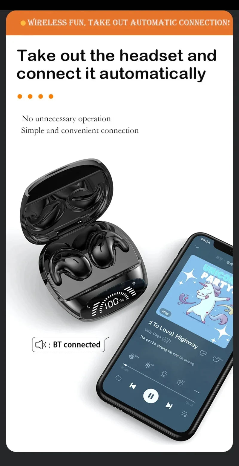 Ultra-Thin Invisible Sleep Earbuds Lightweight Ergonomic Fit Side Sleep Friendly Cloud-Soft Comfort with Built-in Mic
