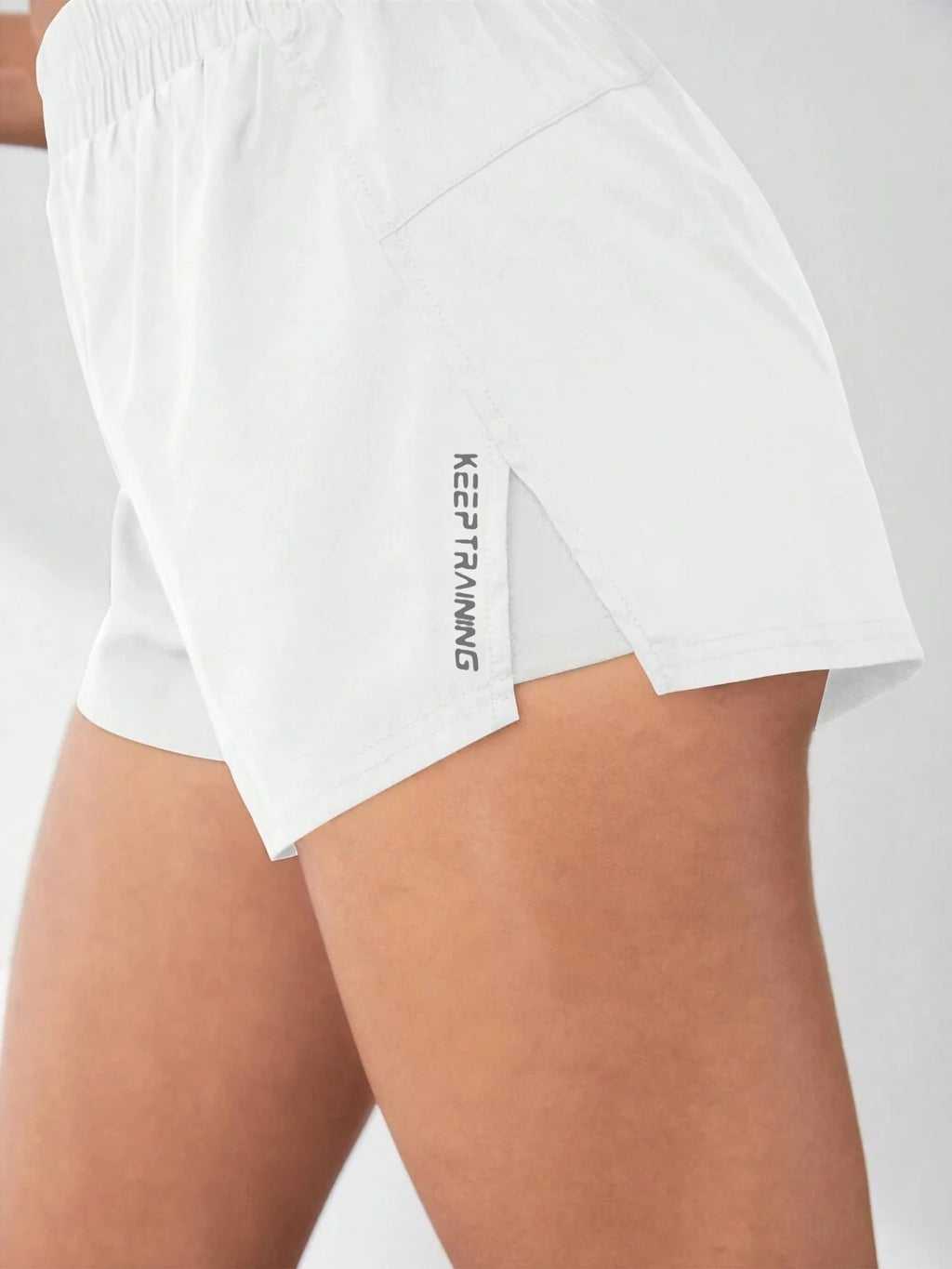 2026 New Style Faux Two-Piece Anti-Exposure Yoga Shorts Sports Shorts Running Fitness Tennis Casual Basic Sports Pants Women's