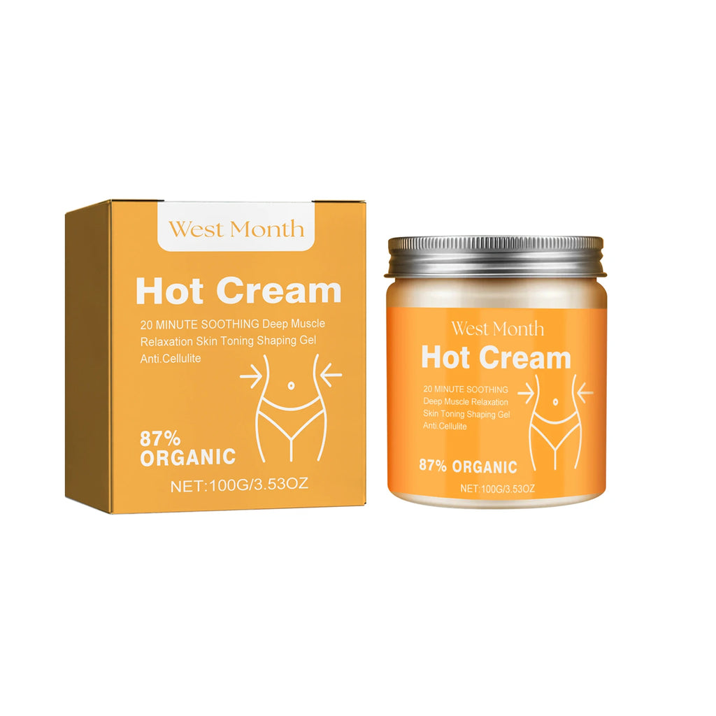 Hot Cream for Arms Legs and Belly Firming Body Sagging Skin Anti Cellulite Shaping Cream Tighten Nourish Dry Skin Massage Cream