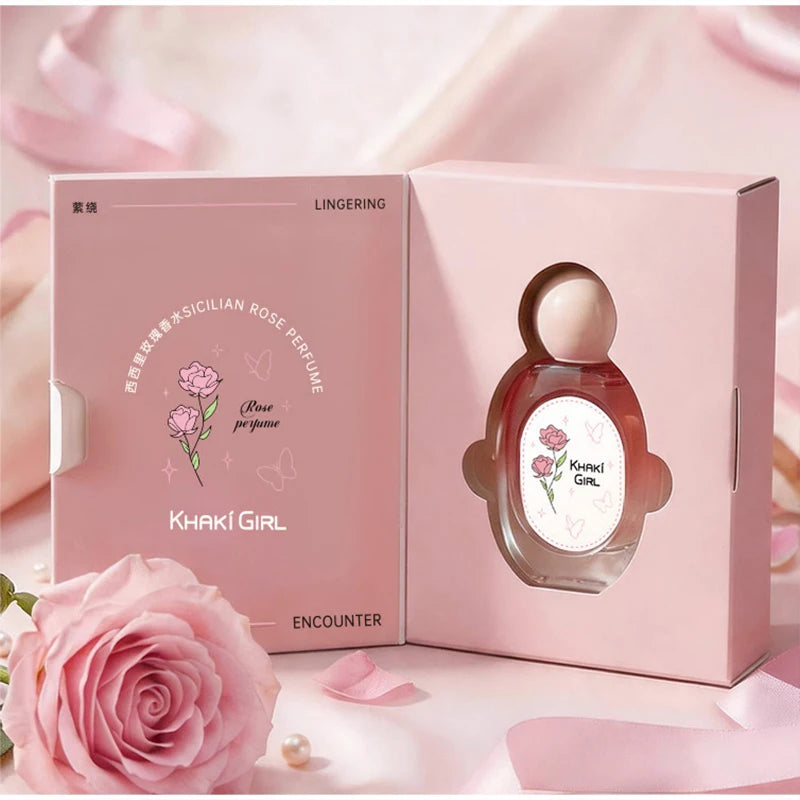 Fresh Rose Fragrance Eau De Toilette Long Lasting Romantic Scent Perfume Elegant Floral Aroma Women Gentle Fragrance Perfume