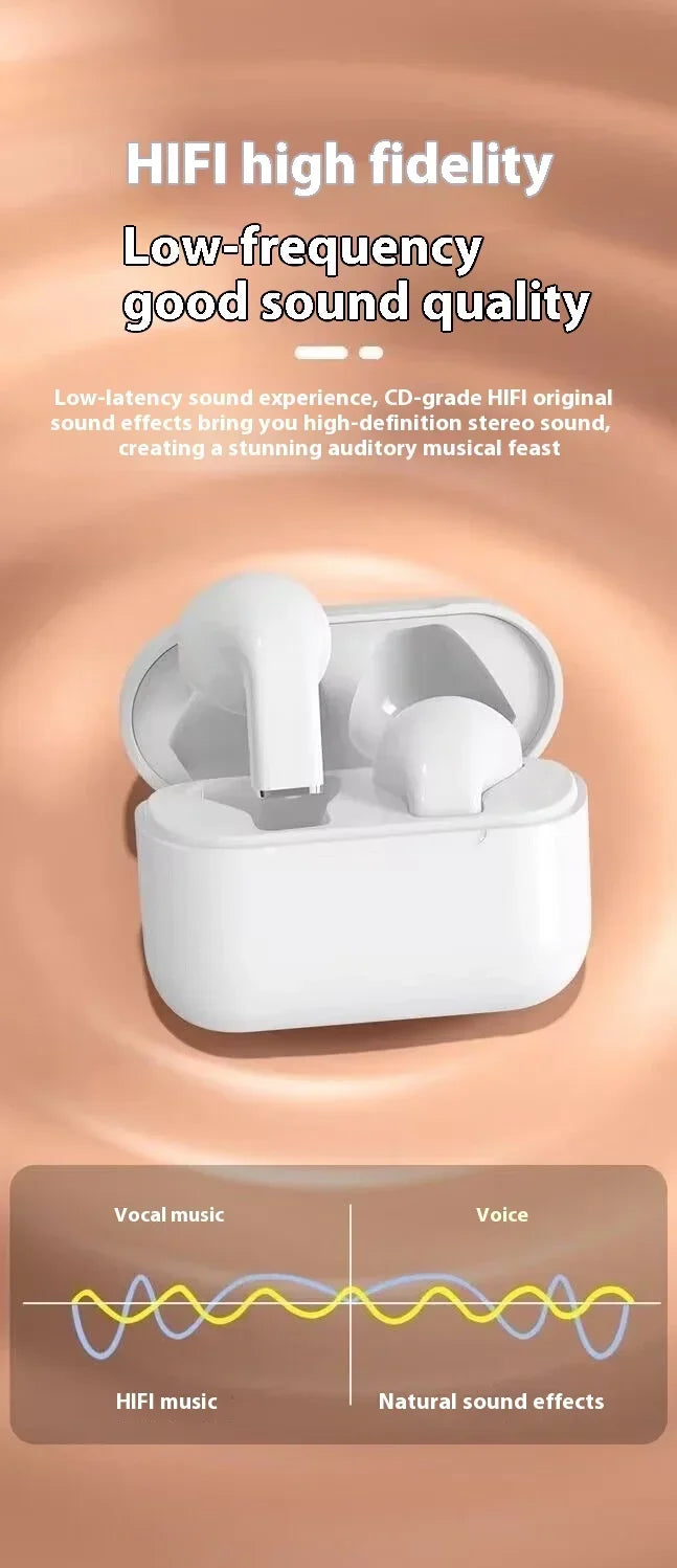 Original Lenovo TWS Wireless Bluetooth Earphones Game Noise Reduction Headphones in Ear Headset with Microphone