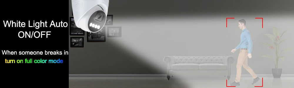 4K 8MP POE IP Camera Audio H.265 Onvif Wide Angle 2.8mm AI Color Night Vision Home CCTV Video Surveillance Security